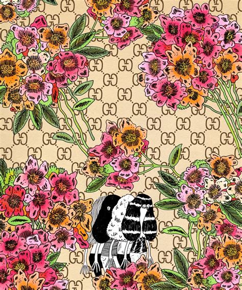 gucci red floral print wallpaper|gucci wallpaper transparent.